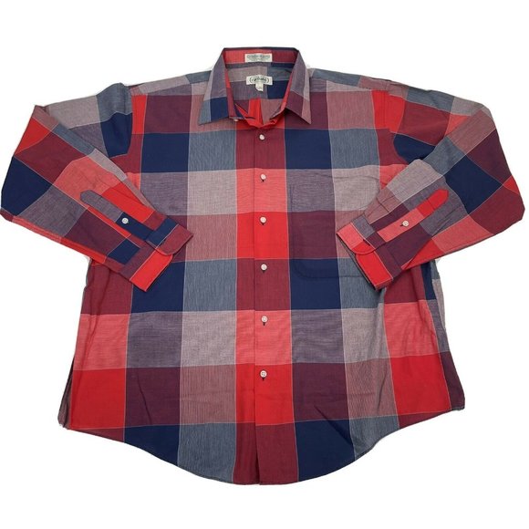Cacharel Other - Cacharewl Mens Plaid Button Down Shirt